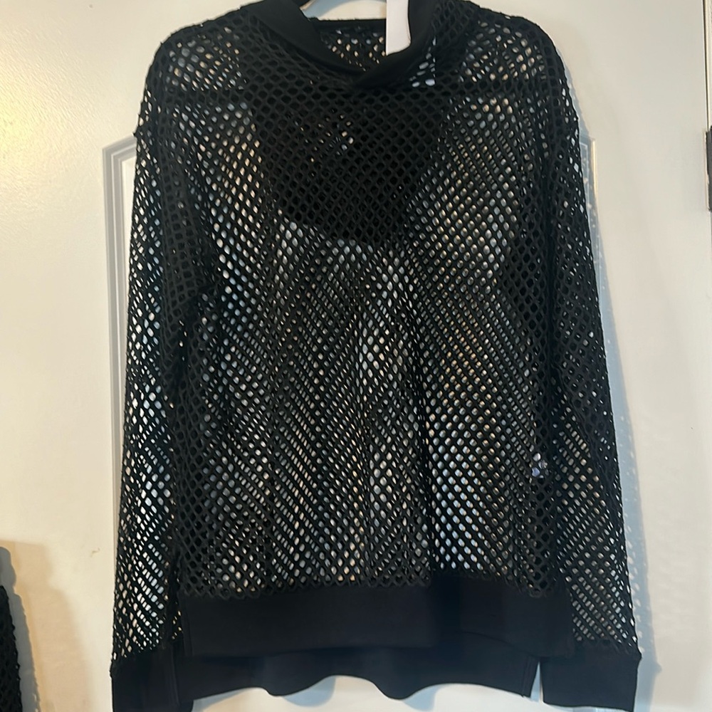 Men mesh set from Fashion Nova Black color size Medium